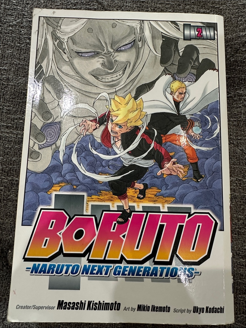 Boruto: Naruto Next Generations Volume 2 - Graphic Novel (White, Pink, Orange)